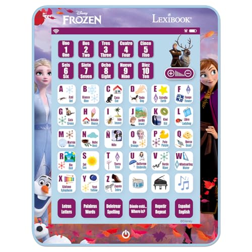 Tablette éducative Frozen pour apprendre l'anglais pendant les voyages