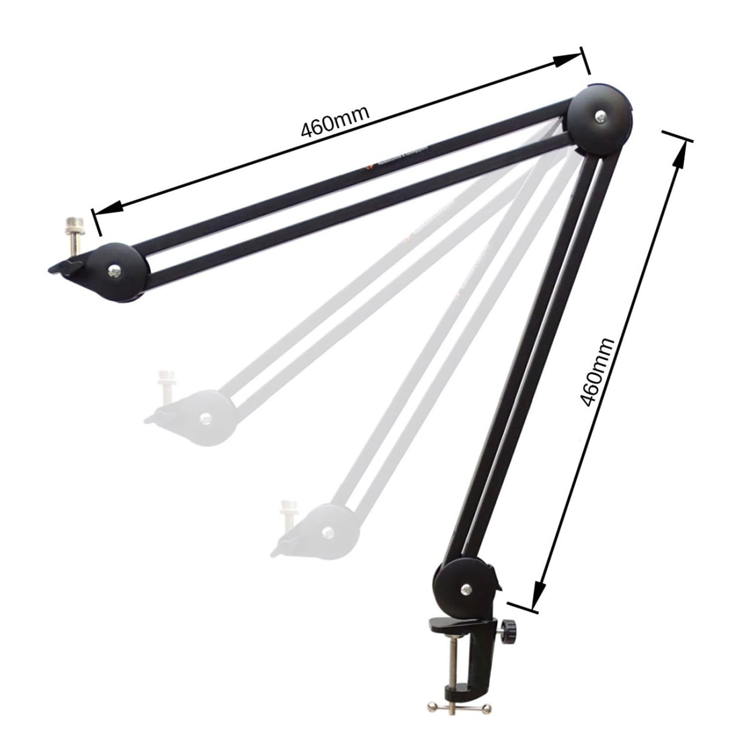 Rode NT1 Signature - Micrófono condensador de estudio negro + trípode de brazo articulado Keepdrum MS138