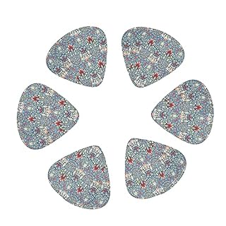 Lot de 12 médiators de guitare rétro avec motif floral et feuille pour guitare électrique, basse, acoustique, cadeau pour les amateurs de guitare acoustique, avec boîte - Les Beatles, Paul McCartney, John Lennon, RIngo Starr, George Harrison Lot de 12 médiators de guitare rétro avec motif floral et feuille pour guitare électrique, basse, acoustique, cadeau pour les amateurs de guitare acoustique, avec boîte – Image 2