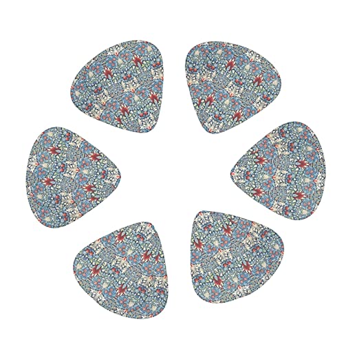 Lot de 12 médiators de guitare rétro avec motif floral et feuille pour guitare électrique, basse, acoustique, cadeau pour les amateurs de guitare acoustique, avec boîte - Les Beatles, Paul McCartney, John Lennon, RIngo Starr, George Harrison Lot de 12 médiators de guitare rétro avec motif floral et feuille pour guitare électrique, basse, acoustique, cadeau pour les amateurs de guitare acoustique, avec boîte – Image 3