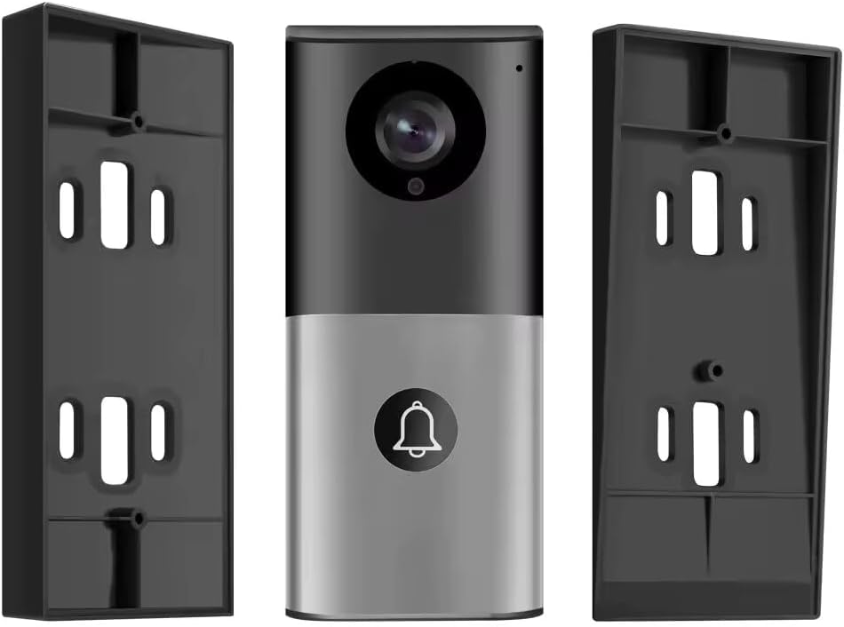 Wireless Video Doorbell Intercom with Visual Monitor System, No WiFi Doorbell 1080P HD Camera with 7 Inch Screen Support Unlock, Monitoring, Photo and Video Recording