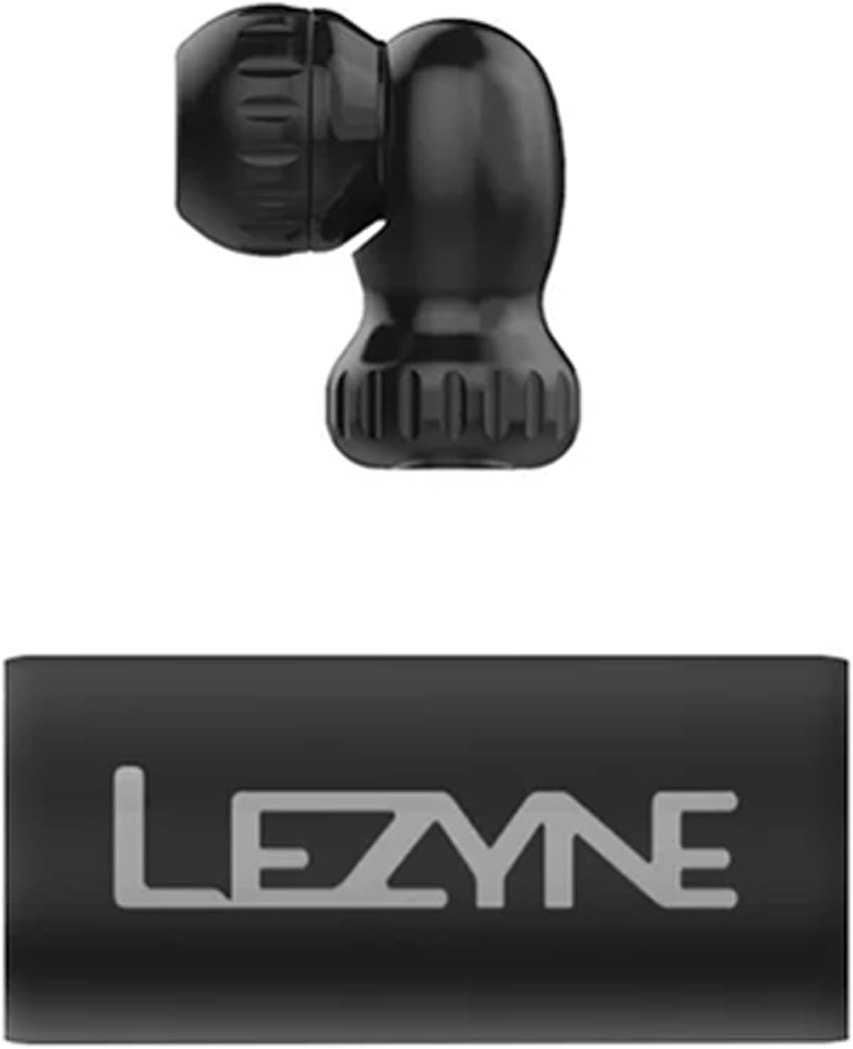 LEZYNE Twin Speed Drive CO2 Bike Tire Inflator | CNC Aluminum Construction, Slip-On Valve Connection, Twin Slip Fit Head, Presta & Schrader Compatible, Neoprene Sleeve