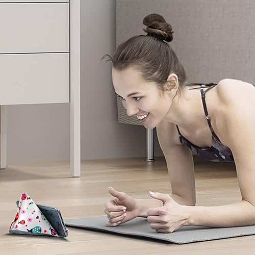 Miniatura 6 de Soporte de tela para teléfono, soporte de almohada para iPhone X iPhone 13, hecho a mano para teléfono (pájaro de madria)