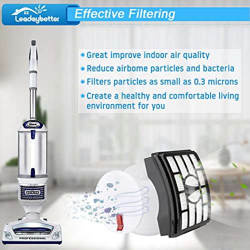 2 Hepa + 4 Foam & Felt Filters For Shark Rotator Pro Lift-Away Nv500, Nv501, Nv502, Nv503, Nv505, Nv510, Nv520,Nv552,Uv560, Compare To Part # Xff500 Xhf500 Replacement Filter #TOP4