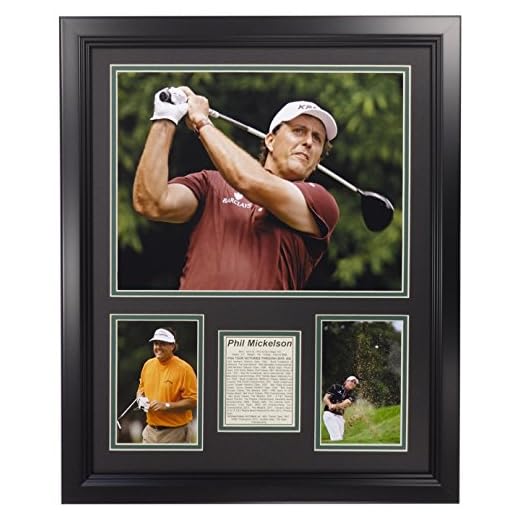 Legends Never Die Phil Mickelson Framed Photo Collage, 16" x 20"