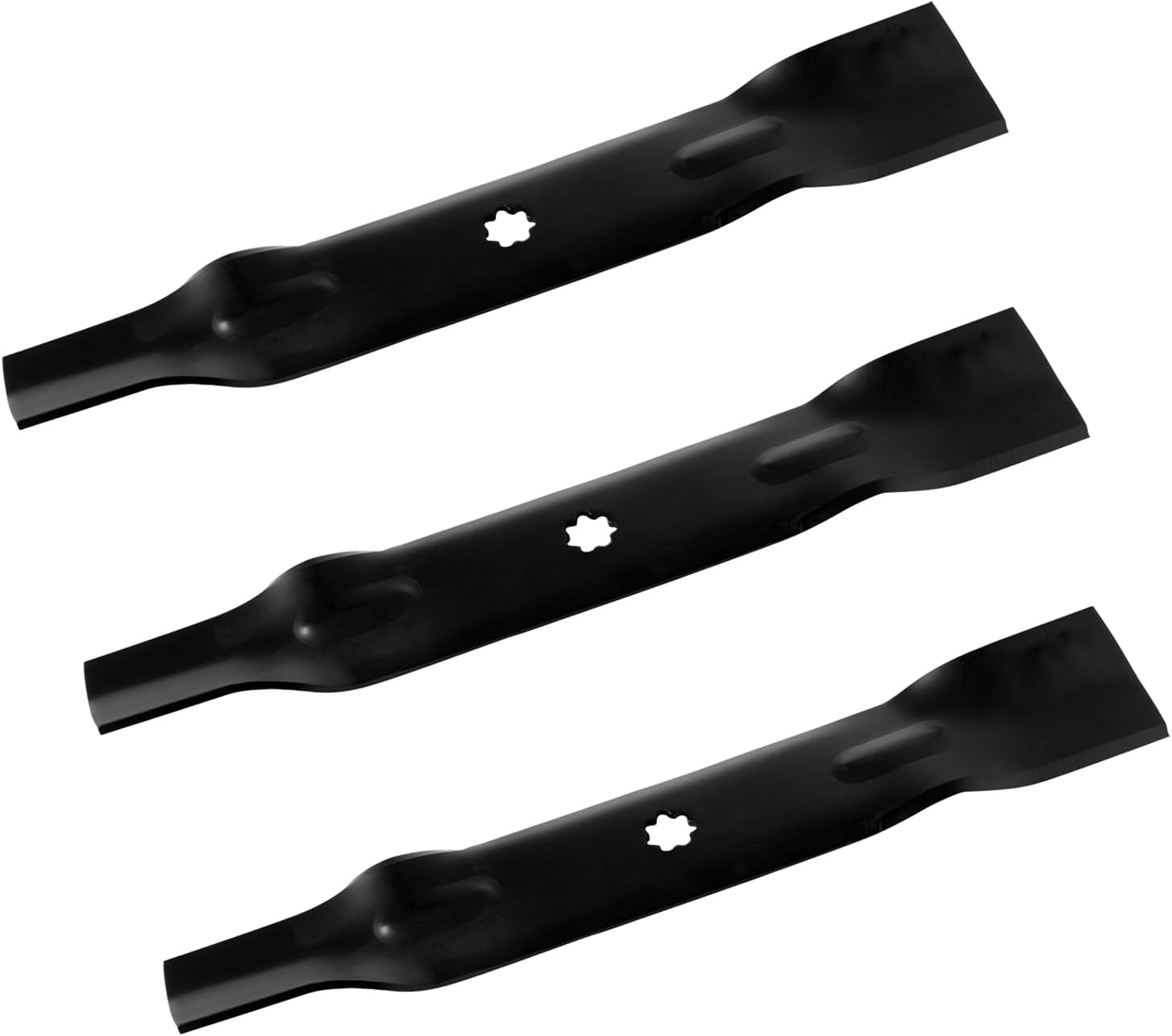 ZALANA 48" Deck Replacement Lawn Mower Mulching Blades for GY20852 GX21784 AM137757 AM141035 - Compatible with John Deere 145 155C D140 D150 D160 LA130 LA140 E160 Mower - 3 Pack
