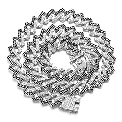 Midnight Black Diamonds Platinum Plated Necklace