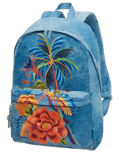 Mochila Xodó Rio de Cor Jeans Farm Estampada