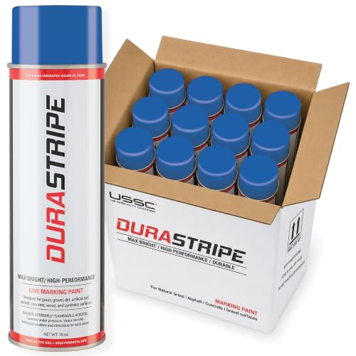 Image of Athletic Field Marking Paint (Royal Blue) 12-18oz Cans per Case
