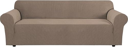 Miniatura 19 de H.VERSAILTEX Funda elástica para sillón, cubierta de sofá, protector de muebles, alto spandex, cuadros pequeños, jacquard tejido, fundas de sofá