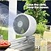 Shark FlexBreeze Pedestal & Tabletop Oscillating Fan with Remote, Indoor & Outdoor, Portable, Corded & Cordless with InstaCool Misting Attachment, White, FA222WH