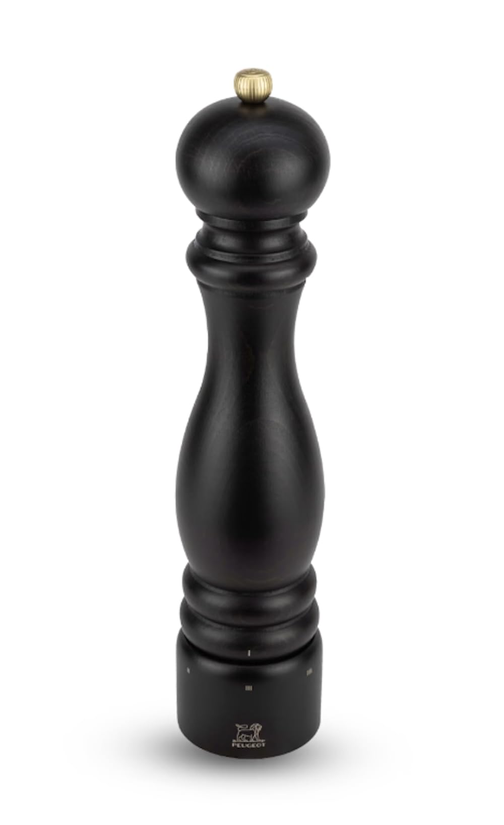 PEUGEOT - Paris u'Select 30 cm Salt Mill - 6 Predefined Grind Settings - Powdered Salt Innovation, Zirlion Mechanism - PEFC-Certified Wood - Made in France - Chocolate Finish