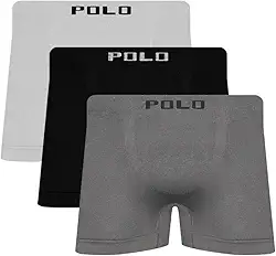 Kit 3 Cuecas Polo Boxer Microfibra Sortido - QLC SPORT Sortido