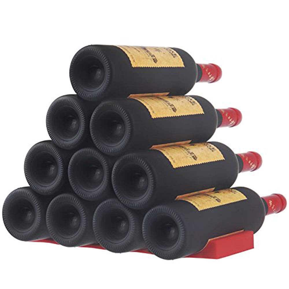 Portabottiglie Plastica Impilabile: 8 Bottiglie Portabottiglie Vino