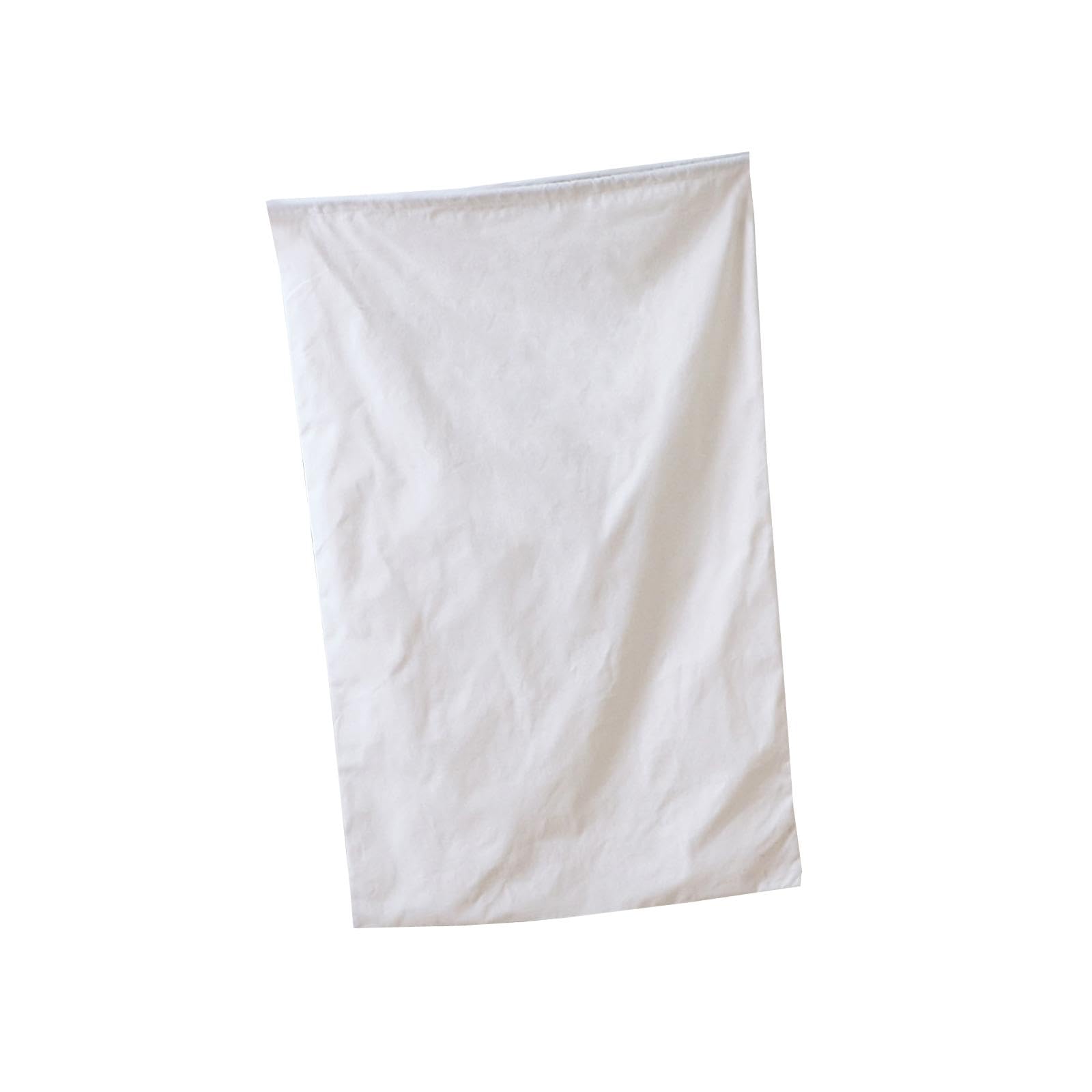 Übergroßer Wäschebeutel mit Kordelzug, Maschinenwaschbarer Canvas Aufbewahrungsbeutel, weiß 100cmx140cm