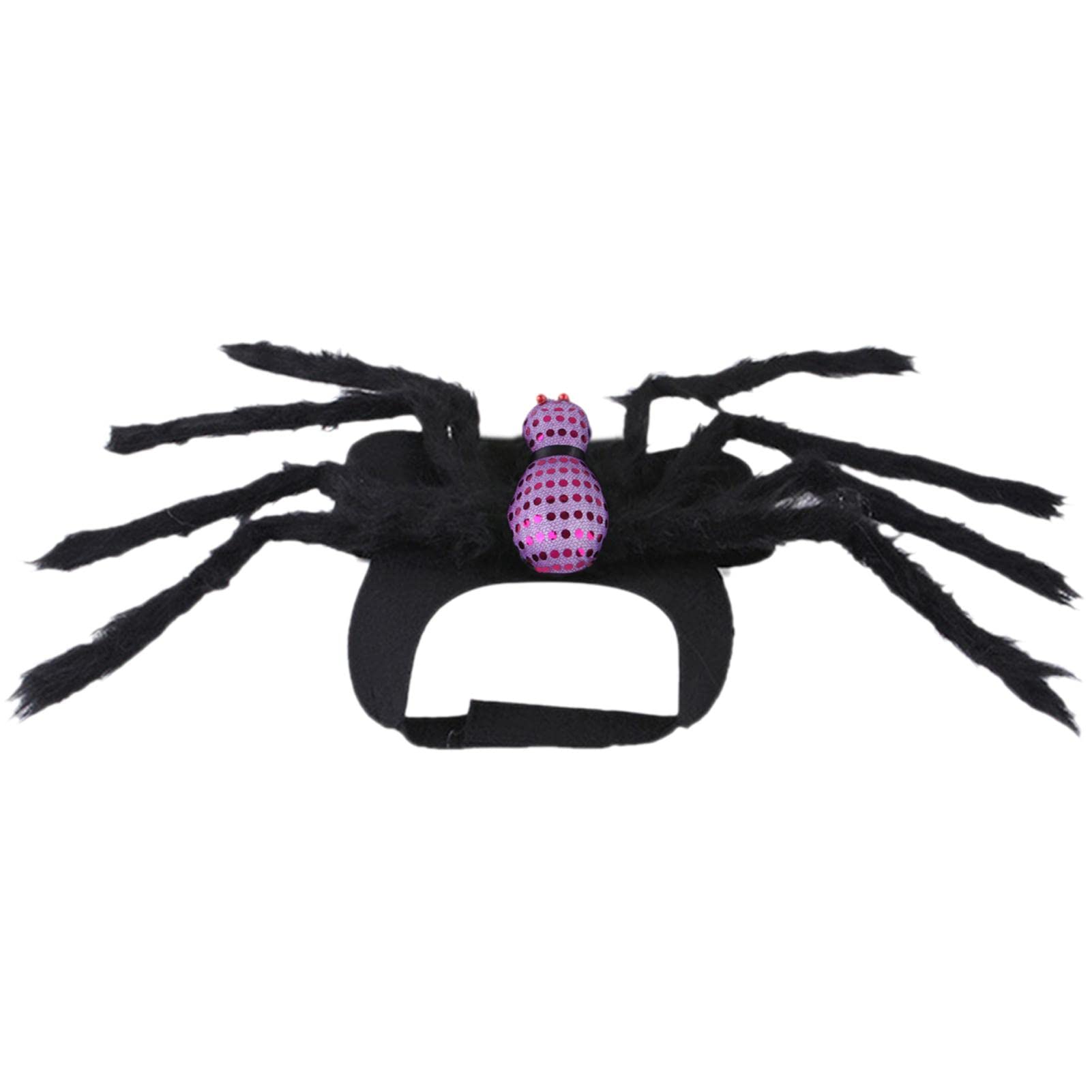 Dificato Halloween para gatos, divertido disfraz araña para mascotas, araña para perros y gatos terror, divertido disfraz araña para perros pequeños