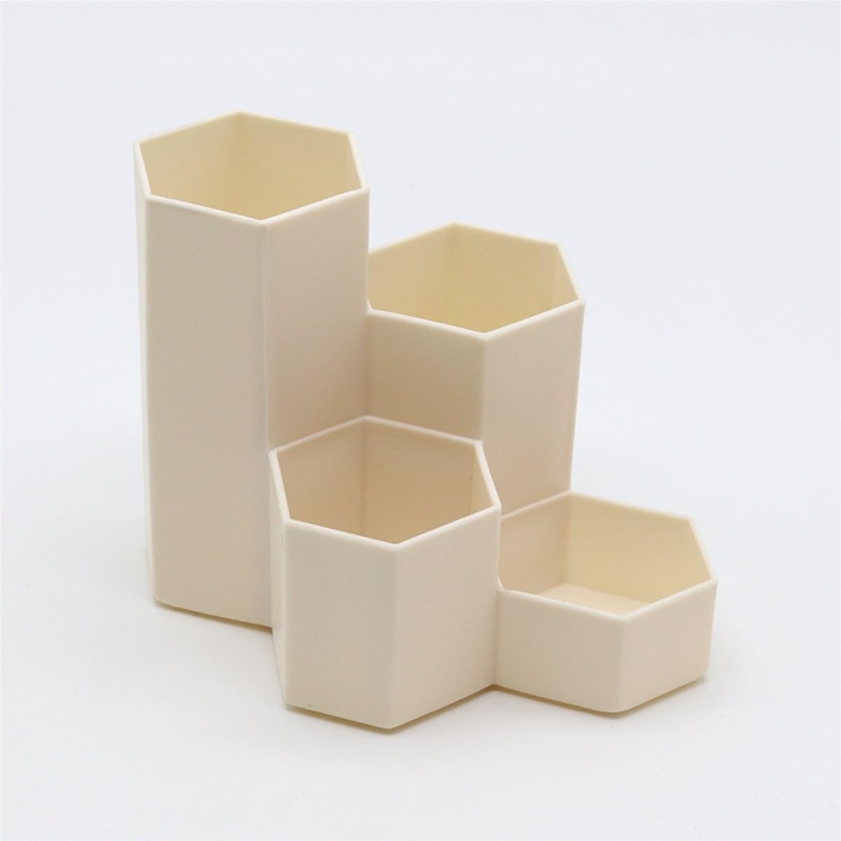Stifteköcher Stifte Halter Niedlicher Stifthalter Mit 4 Fächern, Vielseitiger Stiftbecher-Organizer For Den Schreibtisch Zu Hause Schreibtisch-Organizer(White)
