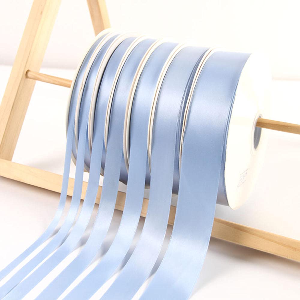 Ribbons For Gift Wrapping Ribbon For Fabric Satin Ribbons 0 6-4Cm Niebieska Wstążka Wstążka Wstążka Wstążka Diy Dekoracja Prezent Opakowanie-Szerokość 2 Cm Niebieska Długość 90 Metrów