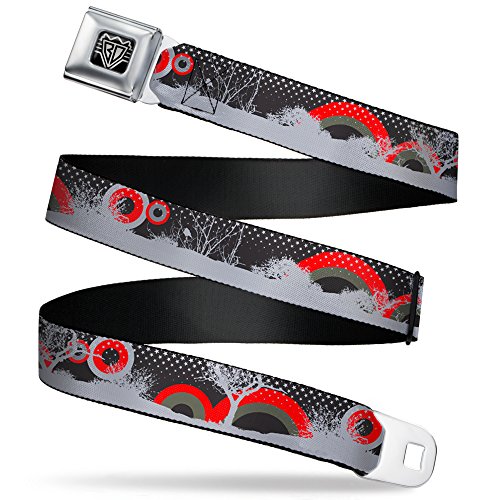 Cinturón de seguridad original con estampado de bosque estrellado y hebilla de click 1