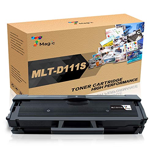 7Magic Compatible Samsung MLT-D111S Cartucho de Tóner (1 Negro) para Samsung Xpress SL M2022 M2020 M2070 M2026 M2022W M2020W M2070W M2070F M2026W Impresora