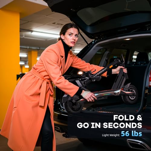 Image of Electric Scooters 30MPH-1000W Motor, Fast Adults Escooter 40 Miles Long Range Battery, 10 Inches Off Road Tires Foldable E-Scooters for Teens and Adult