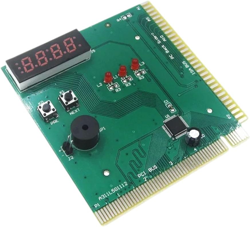 4 Digit PCI Post Card LCD Display PC Analyzer Diagnostic Card Motherboard Tester Computer Analysis Networking Tools New for Arrival 2025 High for Quality