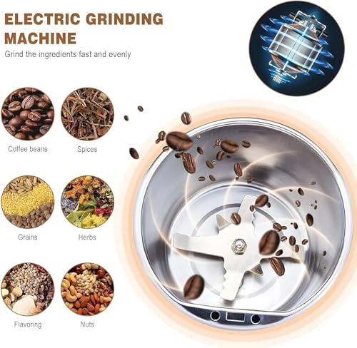 Image of Electric 1500W 1.8L Extra-Large Capacity | Stainless Steel Body with Cool Touch Exterior | Automatic Shut-Off & Boil Dry Protection (KETTLE AND GRINDER)