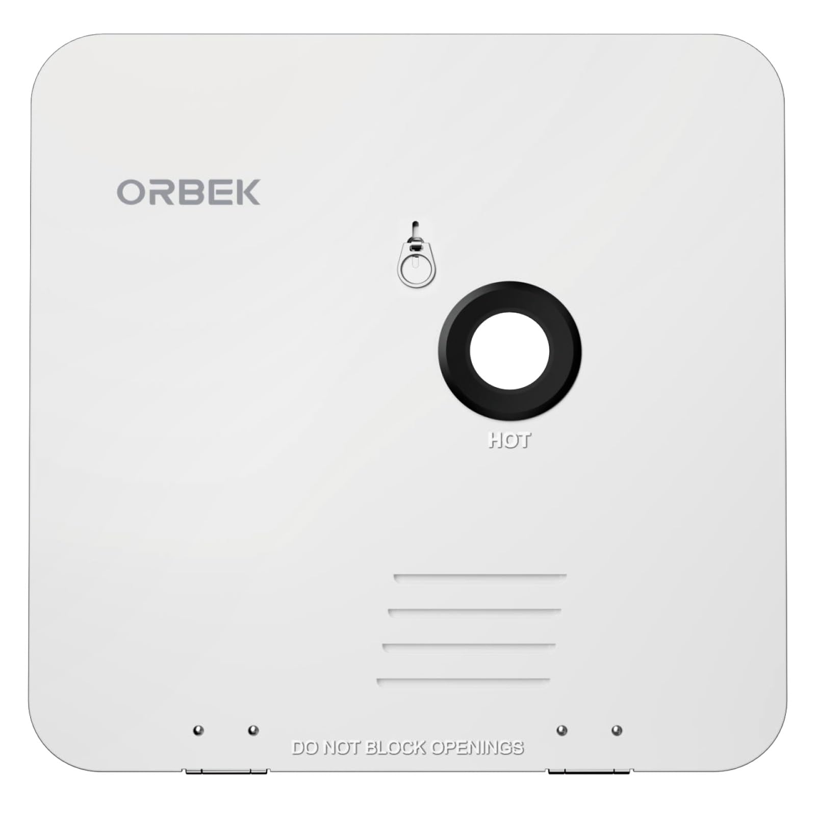 ORBEK 18 x 18 in RV Water Heater Door &amp; Flange, White