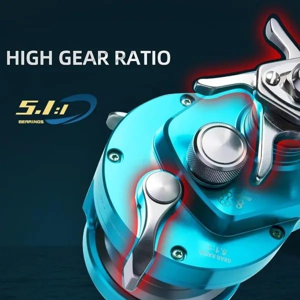 RYOBI RANMI JIGGER BT50 Slow Jigging Fishing Reel (right): Buy