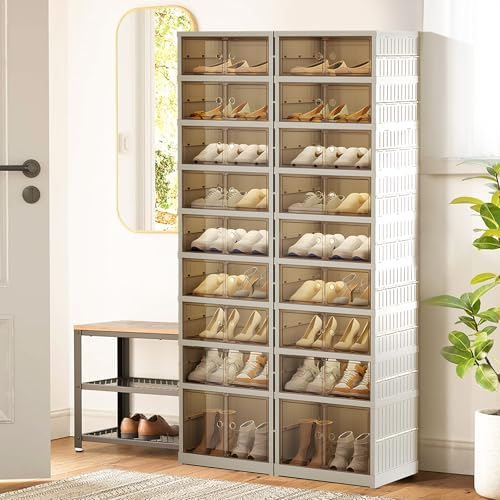 ELPHECO 9 Tier 36 Pairs Large Shoe Rack Organizer - Foldable