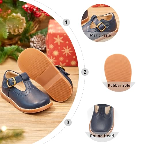 Image of Otter MOMO Toddler Little Boys Girl's Ankle Boots Side Zipper Lace-Up Outdoor Walking Shoes