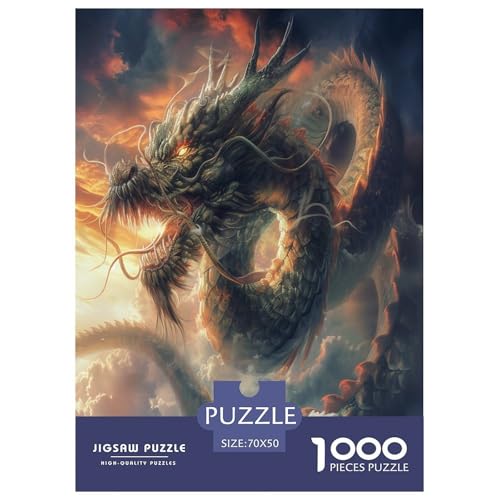 Dragón puzzles imposible contra el aburrimiento: un desafío creativo de 1000 piezas