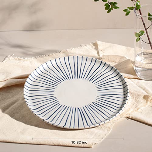 Conjunto C/ 6 Pratos Raso Bio Stoneware Elemento Ø 27,5cm