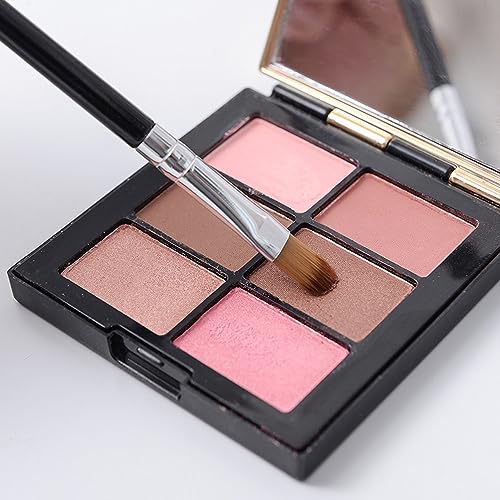 DAZISEN 3 Stück Augenpinsel Pinsel Set - Lidschatten Pinselset Makeup Eyeshadow Augen Pinsel Schminkpinsel Set Zum Verblenden Von Lidschatten, Puder, Highlighter, Concealer