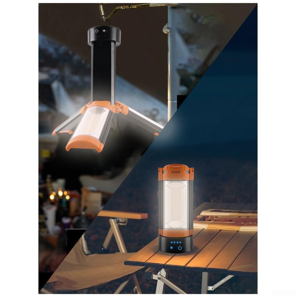 Lampa kempingowa LED z regulowanym stojakiem i 5 trybami oświetlenia