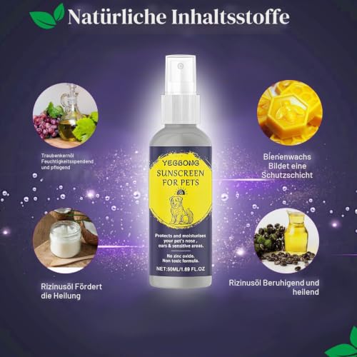 Sonnenschutz Spray für Hunde und Katzen 50ml