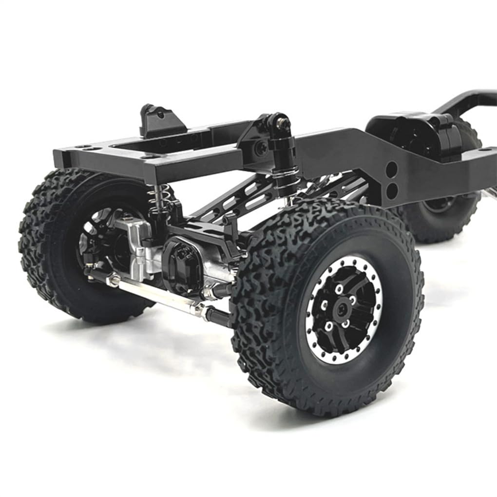Einfach zu ersetzendes Metallgehäuse für RC Auto MN82 LC79. Robusterer MN82 LC79 RC Upgrade Rahmen. Auto Upgrade Teile , Schwarz