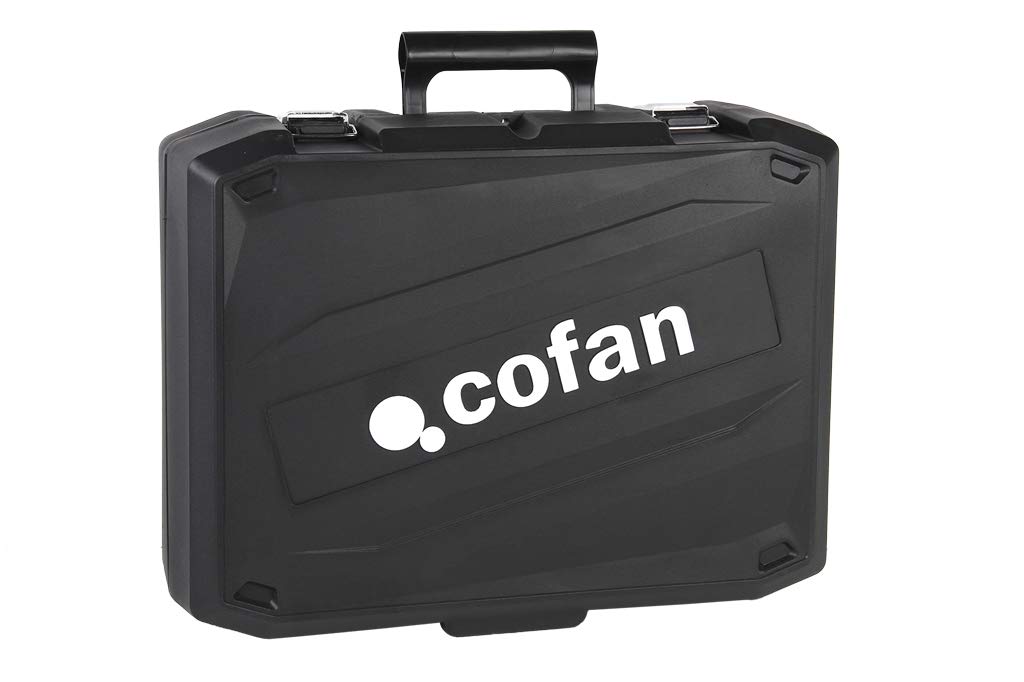 Cofan Taladro martillo perforador |1500 W SDS Plus| Perforador de percusión 7,0 julios y 4 modos de trabajo | Taladro/Perforación/Cincelado