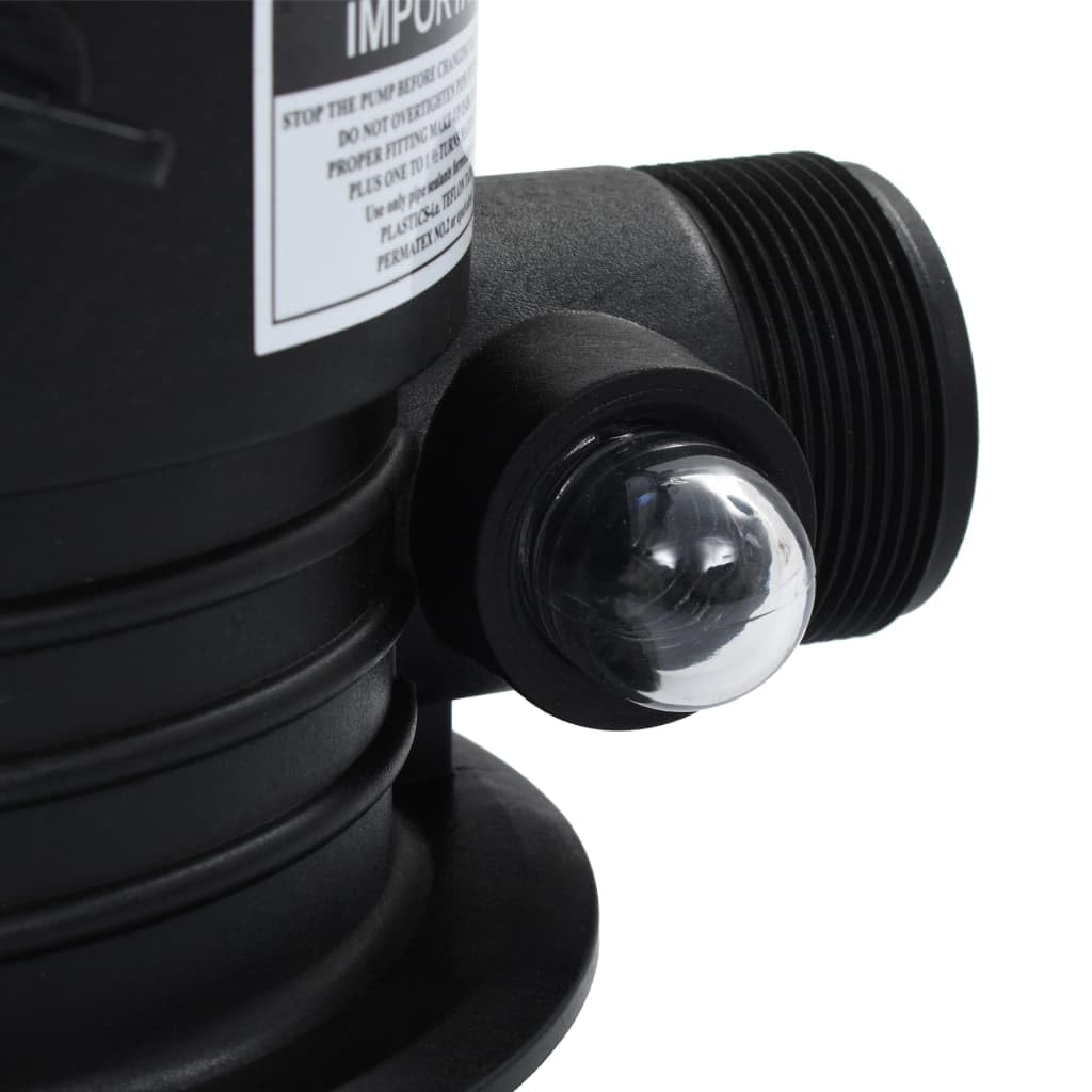 vidaXL Válvula de filtro de arena reutilizable de 1,5 pulgadas ABS 6 Vías con montaje alto válvula piscina 6 funciones