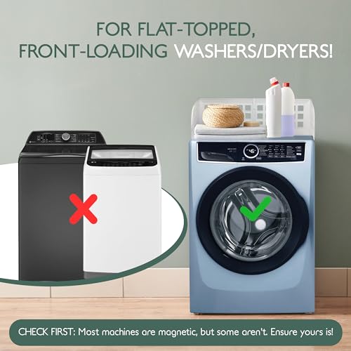 image for ELTOW Laundry Guard, Magnetic Fence for Washer/Dryer to Keep Clothes f