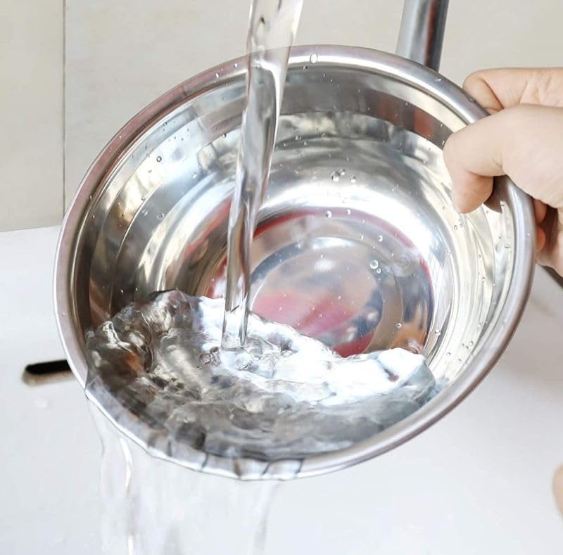 CAMITER 2 in1 Hundenapf, rostfreier Futter- und Wassernapf für Hunde und Katzen, multifunktionaler Haustierfutternapf, Hundenäpfe und Wassernäpfe (rosa)