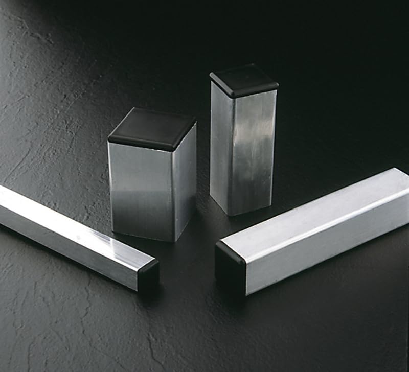 Caplugs SQR-7/8-14-20 SQR Series, Plugs for Square Tubing, to Fit Square Tube OD 0.875" x Height 0.43", Wall Thickness 14-20 Ga. (0.083-0.035"), PE-LD, Black, Exterior Ribs, Pack of 3000 (633067AB)