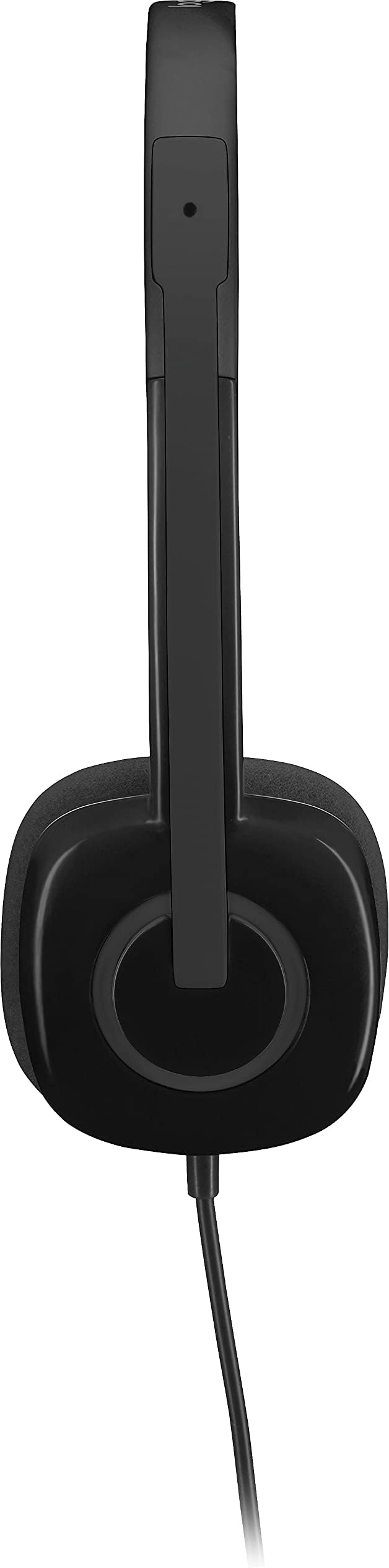 Logitech 3.5 mm Analog Stereo Headset H151 with Boom Microphone (981-000587) Plus Bonus USB Extenders