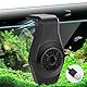 MiOYOOW Mini Aquarium Kühler, Leiser USB Kleiner Aquarium Ventilator, Wandmontierter Aquarium Kühler mit Breitem Luftauslass für Süßwasser, Salzwasser