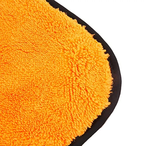 Image of Auto Hub 800 GSM, Microfiber Double Layered Cloth 40x40 cm 3 Piece Cloth Set, Extra Thick Microfiber Cleaning Cloths Perfect for Bike, Auto, Cars Both Interior and Exterior (Assorted) Mix Color