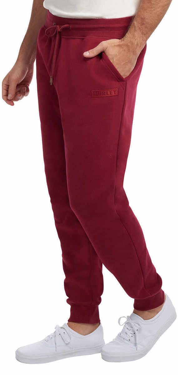 Hurley Mens Heavyweight Fleece Jogger (X-Large, Team Red)