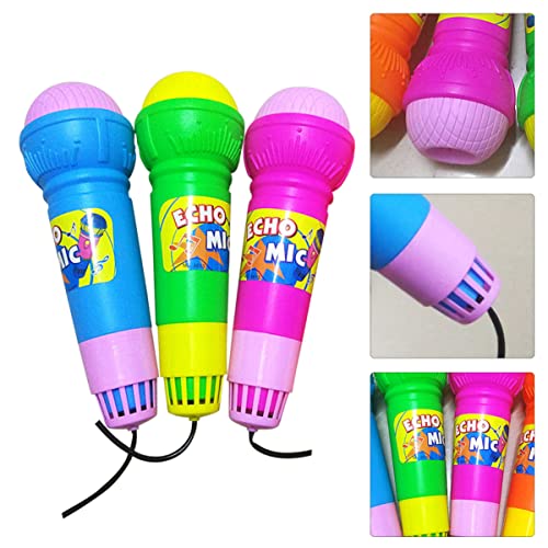 TOYANDONA 9 Peças Microfone Para Modelo De Microfone Simulado Lembrancinha De Festa Com Microfone Ec