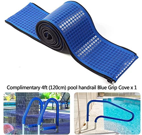 Barandal para piscina de acero inoxidable 304 con cubierta azul 4ft miniatura 2