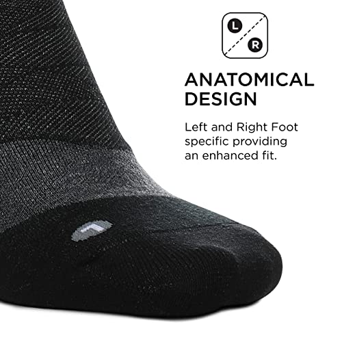 Image of Feetures Merino 10 Cushion Quarter Sock Stripe