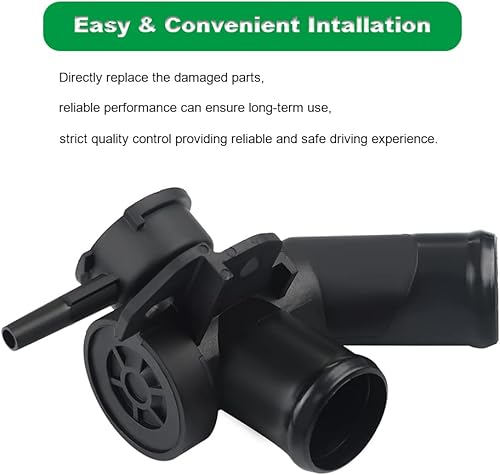 Miniatura 4 de Cuello de relleno de refrigerante para radiador compatible con Nissan Murano Quest 2009-2017 Reemplazo para 21517-JP00A, brida de salida de agua del